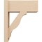Ekena Millwork 8-in W x 18-in D x 22-in H Funston Block Rough Cedar Woodgrain TimberThane Outlooker, Primed Tan OUTUR080X18X22FST44RCPR - alternate 5